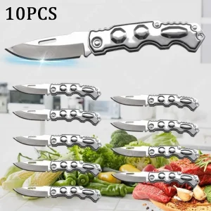 10PCS Stainless Steel Knife Set