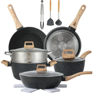 16PCS Pots and Pans Non Stick Cookware Set