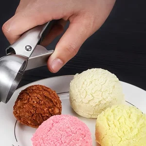 Food-Grade Stainless Steel Ice Cream & Melon Scoop