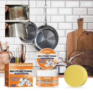 Stainless Steel Cleaning Paste For Cleaning Kitchen Utensils, Stoves, And Walls, Removing Stubborn Stains And Grease from pots and pans etc,.