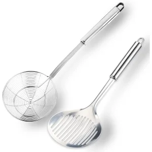 Multi Kitchen Utensil Stainless Steel Cooking Skimmer